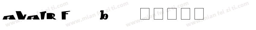 AVATR Font Bold字体转换